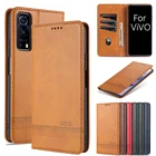 Чехол-книжка для VIVO X30, S9, S9E, X50, X60 Pro, Y20, Y20i, Y30, Y50, Z6, iQ00, U1x, Z3, Y3S, кожаный