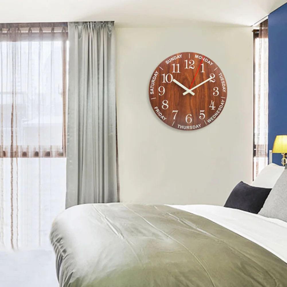 585YH будних дней Ночной светильник круглый уход за кожей лица настенные часы