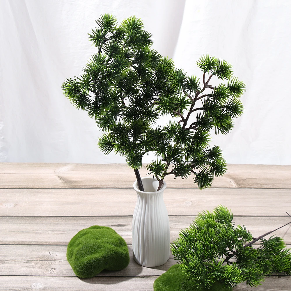 Christmas Green Artificial Tree Wedding Home Decor Floral Arrangement Fake Plant Pine Branches | Дом и сад