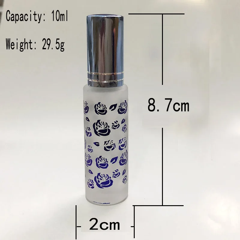 1pcs 2107 hotDecorating 9ml Glass Perfume Bottle Empty Spray Vials Fragrance Travel Refillable Atomizer Portable | Красота и здоровье