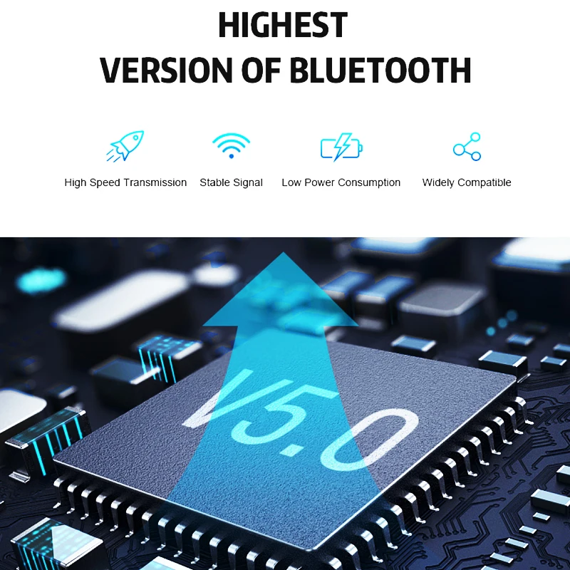 Беспроводная Bluetooth 5 0 гарнитура Мини беседа невидимая Музыкальная универсальная