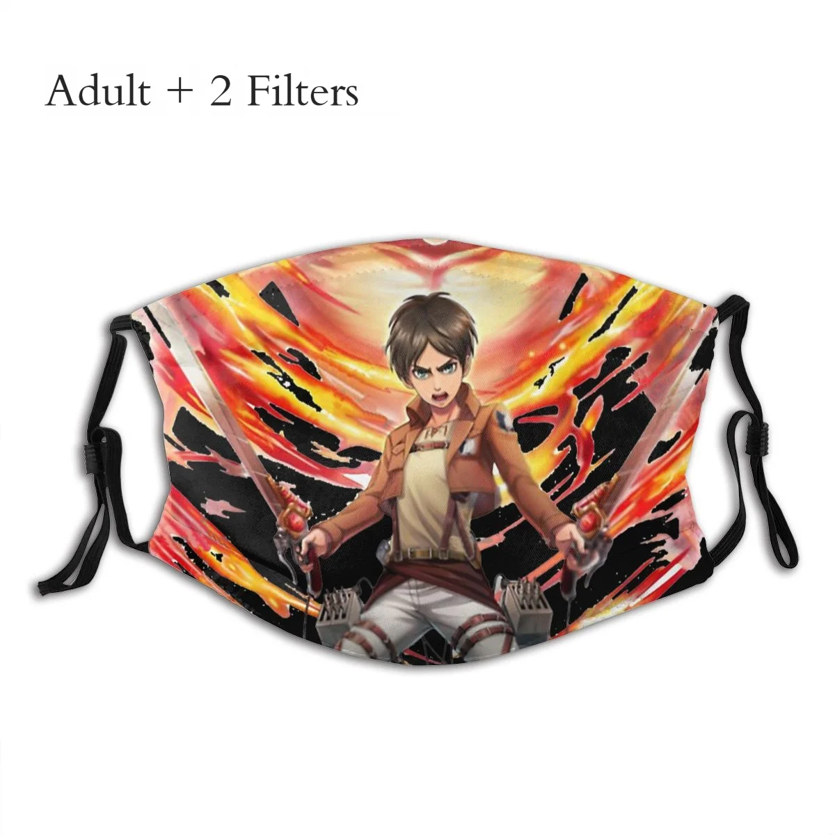 

Защитная маска с фильтрами для мужчин «атака на Титанов»