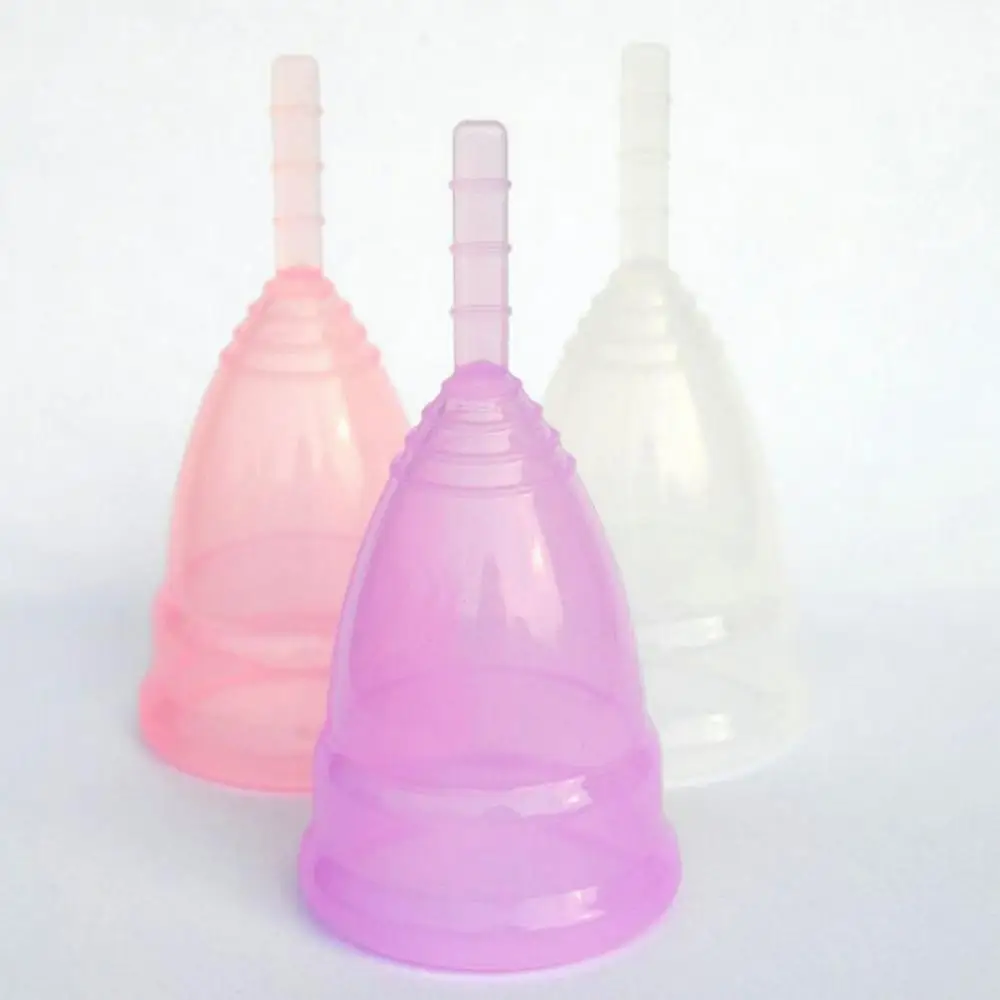 Женские менструальные чаши Силиконовые Мягкие многоразовые женские безопасная