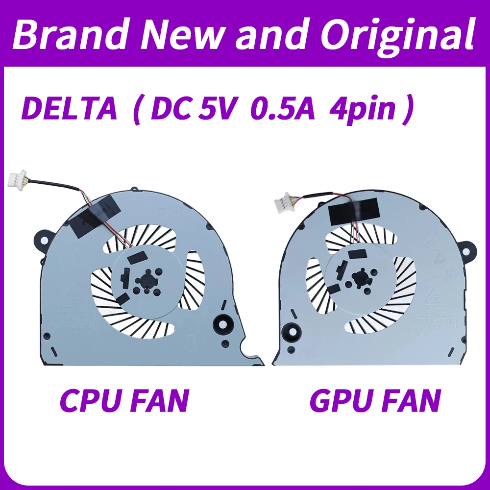 Новый оригинальный процессор GPU вентилятор для ноутбука Dell Inspiron G7 15 7000 7577 7588 G5 5587