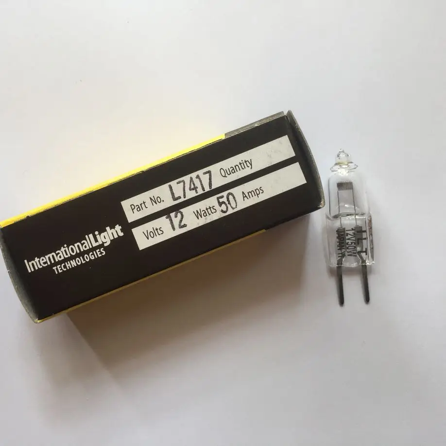 ILT L7417 12V 50W биохимическая лампа анализатора галогенная GY6.35 12V50W|Галогенные