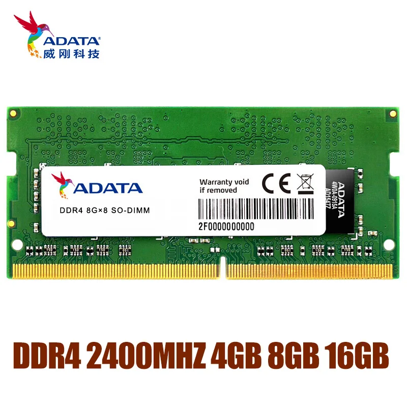 ADATA NB 4 ГБ 8 лэптоп ноутбук память Оперативная Memoria модуль компьютера PC4 DDR4 16 Гб 2666
