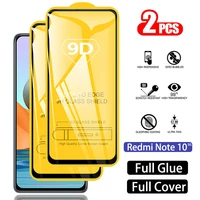 2pcs 9d protective glass for xiaomi redmi note 10 pro 9pro smartphone screen protector on redmi note10 pro note9t tempered glass