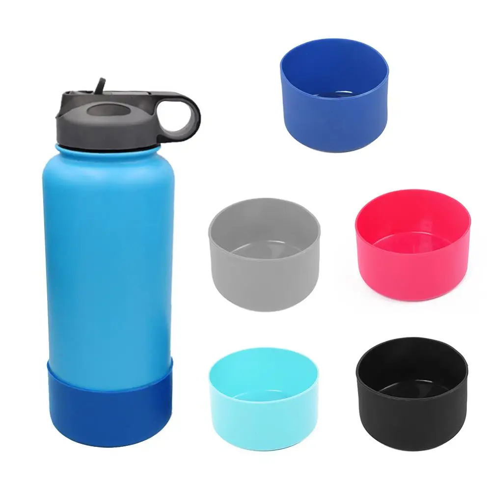 

Slip-proof water bottle Silicone Bottle Boot Sleeve Anti-Slip Bottom Cover Anti Scratch Fit 12&24oz 32&40oz Hydro Flask Bottle