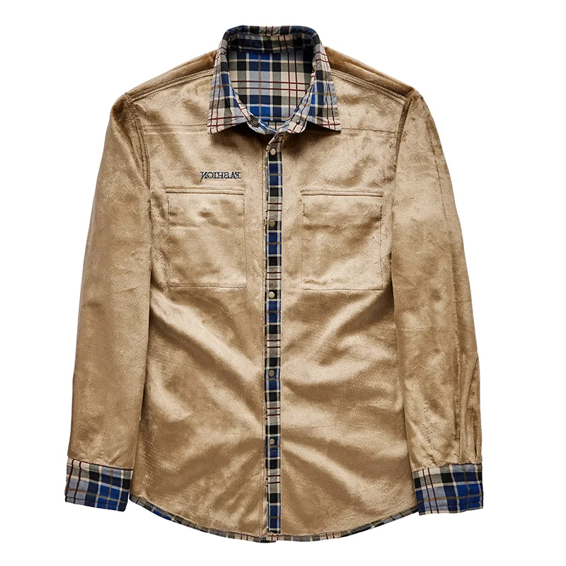 Мужская Флисовая блузка с длинным рукавом дышащая Рабочая Рубашка карго из