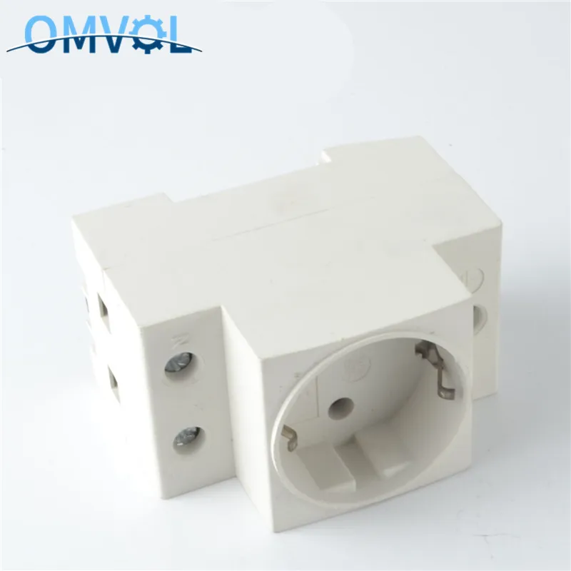 Штепсельная розетка ac30 Европейского типа 35 мм с din рейкой модульная 10/16A 250 В