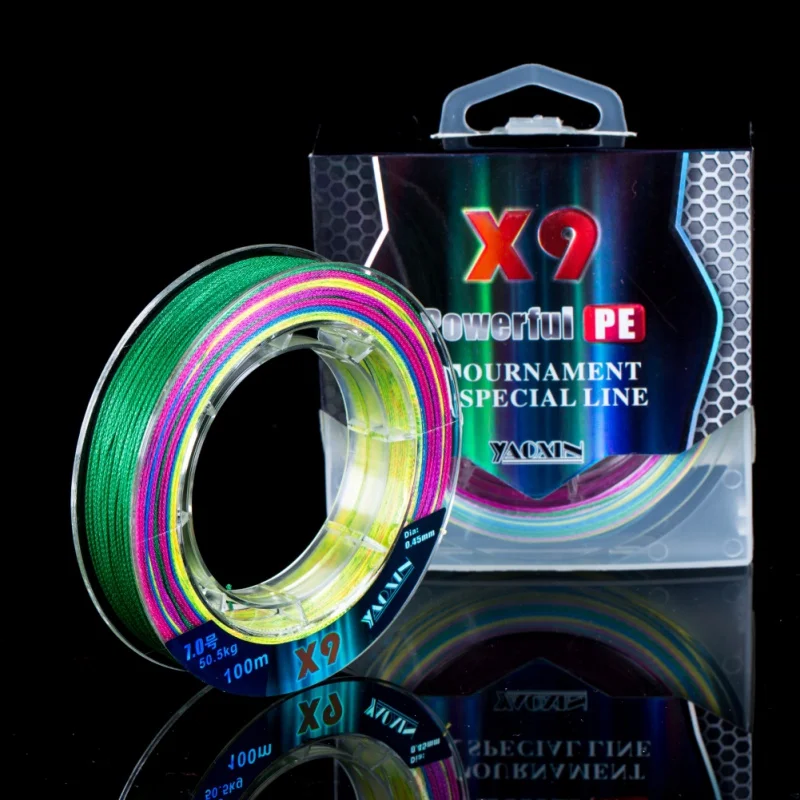 

100M/109 Yard 9 Braided PE Fishing Line Anti Bite Freshwater Saltwater Wire Outdoor Accessories new 2021
