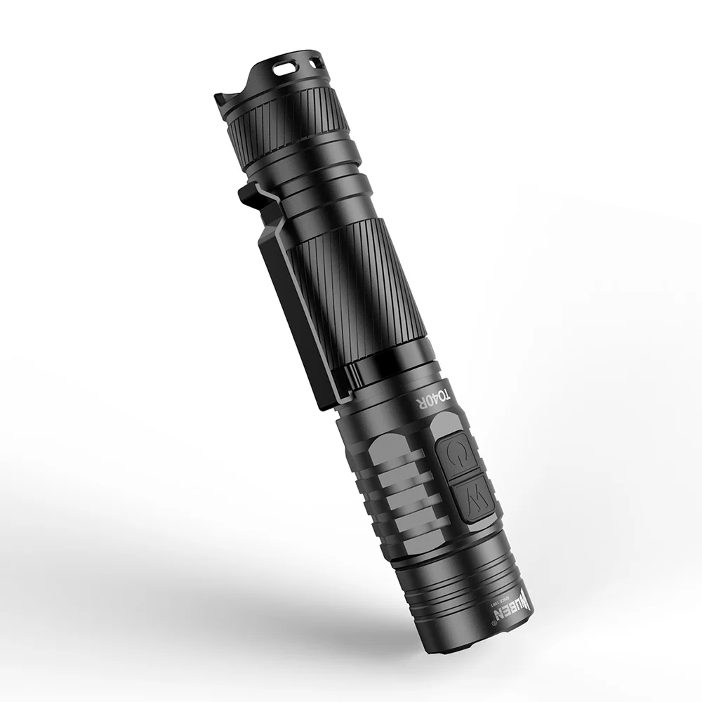 Verkaufen WUBEN TO40R Outdoor Professionelle Starke Licht Taktische Rettungs Taschenlampe MicroUSB Direkt Lade 1200 Lumen Tragbare Taschenlampe