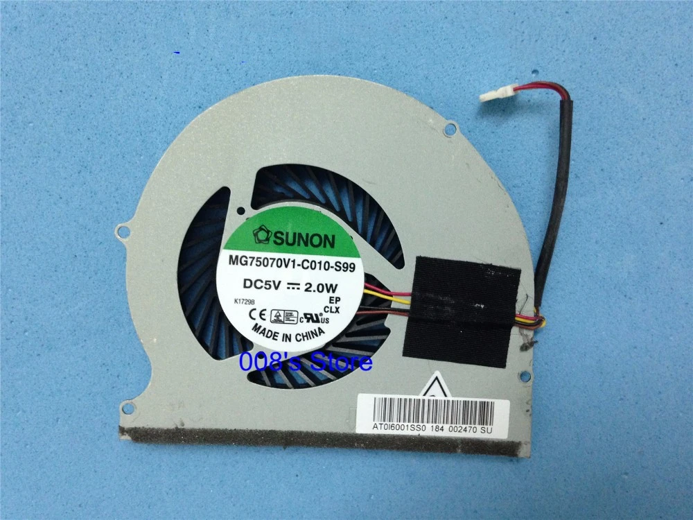 Кулер для процессора ноутбука ACER Aspire 3830TG 3830T 3830 3830G MG75070V1-C010-S99 2 0 Вт 4-контактный