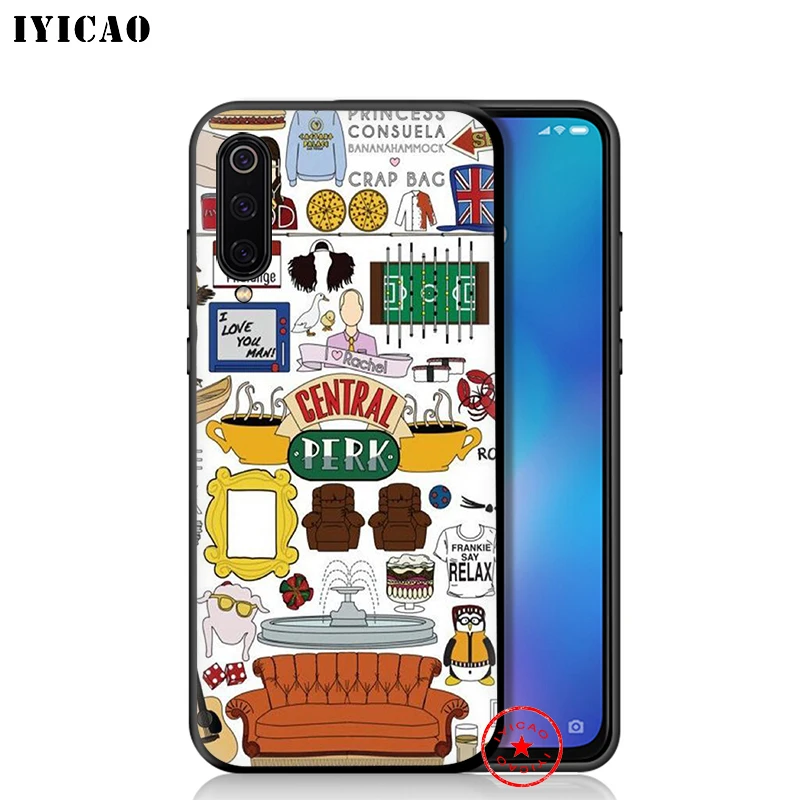 IYICAO друзей ТВ показывает мягкий чехол для Xiaomi mi A3 A2 A1 9T CC9E CC9 9 8 6 Se Lite F1 макс 3 5X 6X