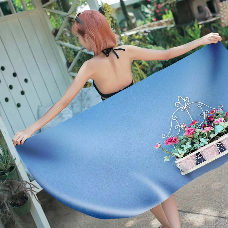 Мягкое банное полотенце с 3D цветком и национальным флагом Парижа большие