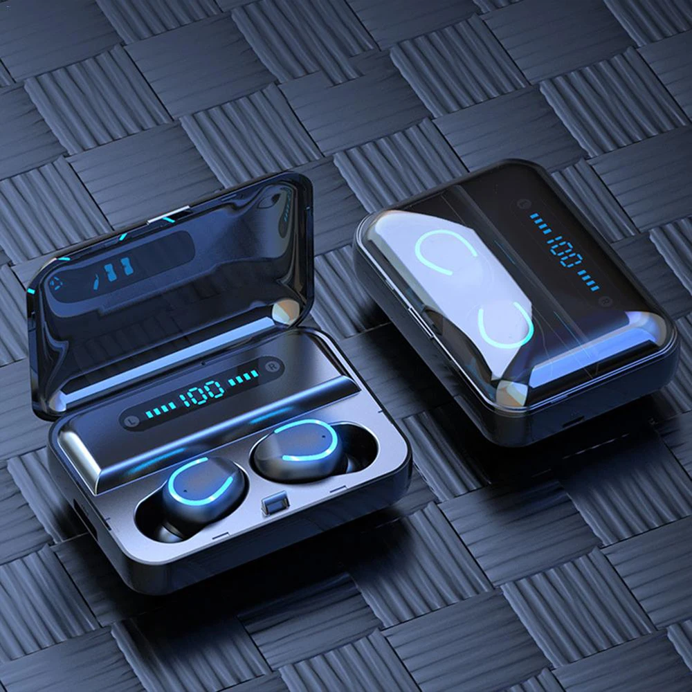 Новые беспроводные наушники TWS Bluetooth 5,0 водонепроницаемые наушники HD гарнитура светодиодный цифровой дисплей 3500 мАч с зарядным устройством