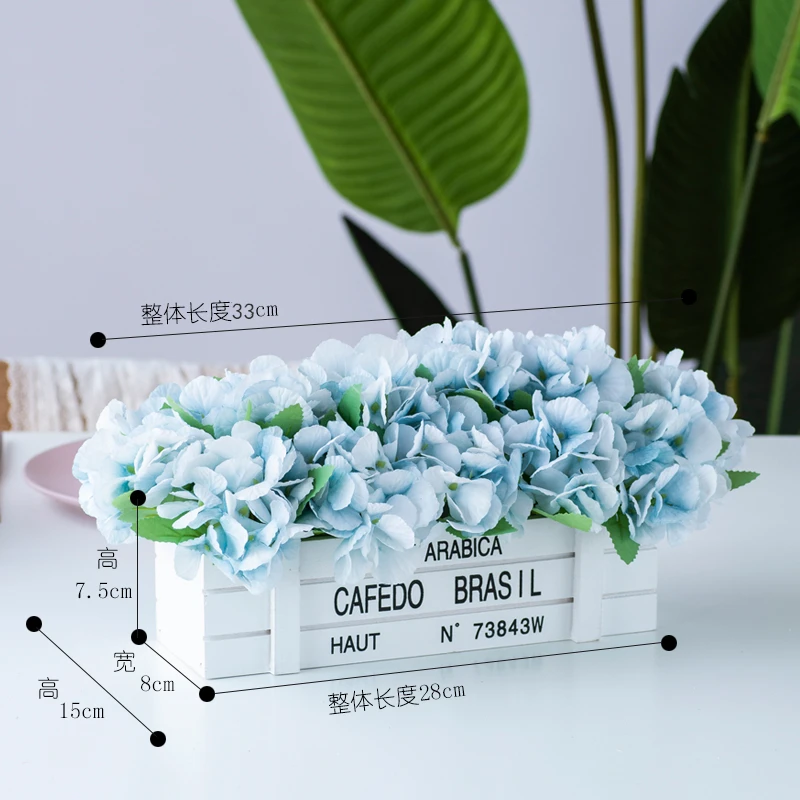 

Fence Simulation Fake Bouquet Decoration For Dining Table Decoration Home Indoor Flower Arrangement Dried Floral Plastic Bonsai