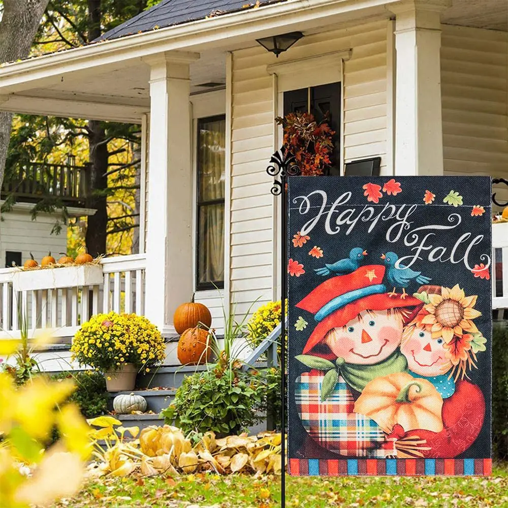12x18 дюймов флаг в виде тыквы для сада вечеринки честь Дня благодарения