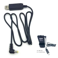 usb charger cable light for baofeng uv5re uv 5r extend battery uvb2 bf uvb3 plus uv s9 walkie talkie