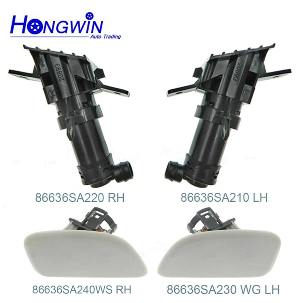 

Насадка для распыления воды для фар, 86636SA220 и 86636SA210, струйная головка для Subaru Forester SG 2005 2006 2007 2008