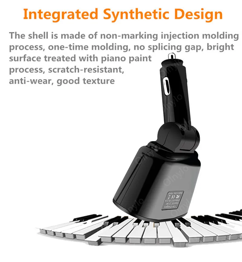 Автомобильное зарядное устройство с двумя USB-портами, 3,1 А-3