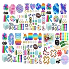 Игрушки-антистресс, набор эластичных струн, подарочная упаковка для взрослых и детей, сжимаемые игрушки-антистресс