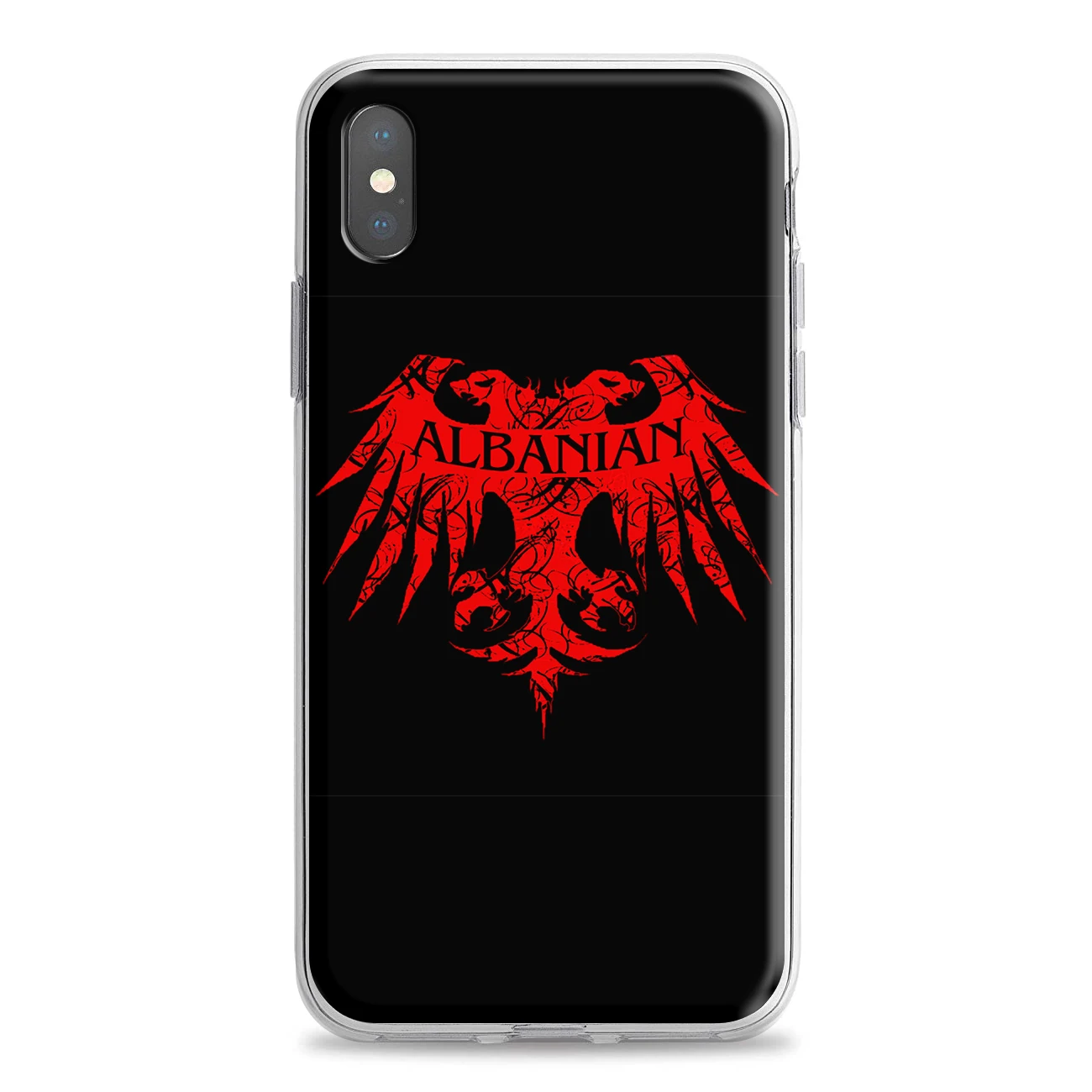 Силиконовый чехол для Apple iPhone 12 Mini 11 Pro SE XS X XR Max 8 7 6S 6 Plus 5S с албанским флагом и орлом