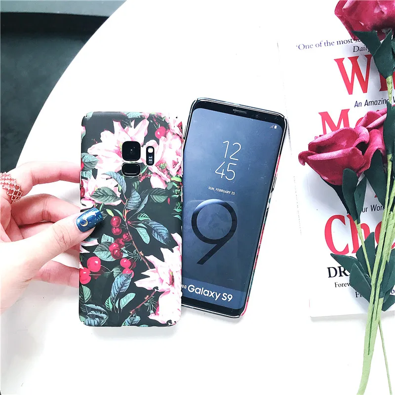 DCHZIUAN чехол с листьями для samsung Galaxy S10, S9, S8 Plus, NOTE 8, 9, 10, жесткий чехол для телефона из поликарбоната, чехол для samsung Galaxy S8, S9