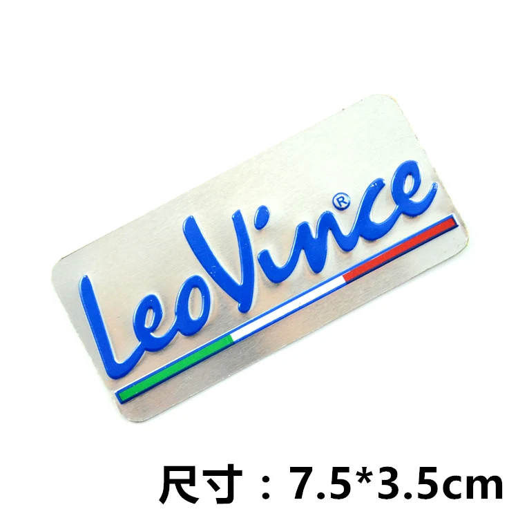 

3D Universal Sticker Aluminium Heat-resistant Motorcycle Exhaust Pipes Decal Sticker Cool Personality For leovince Sticker