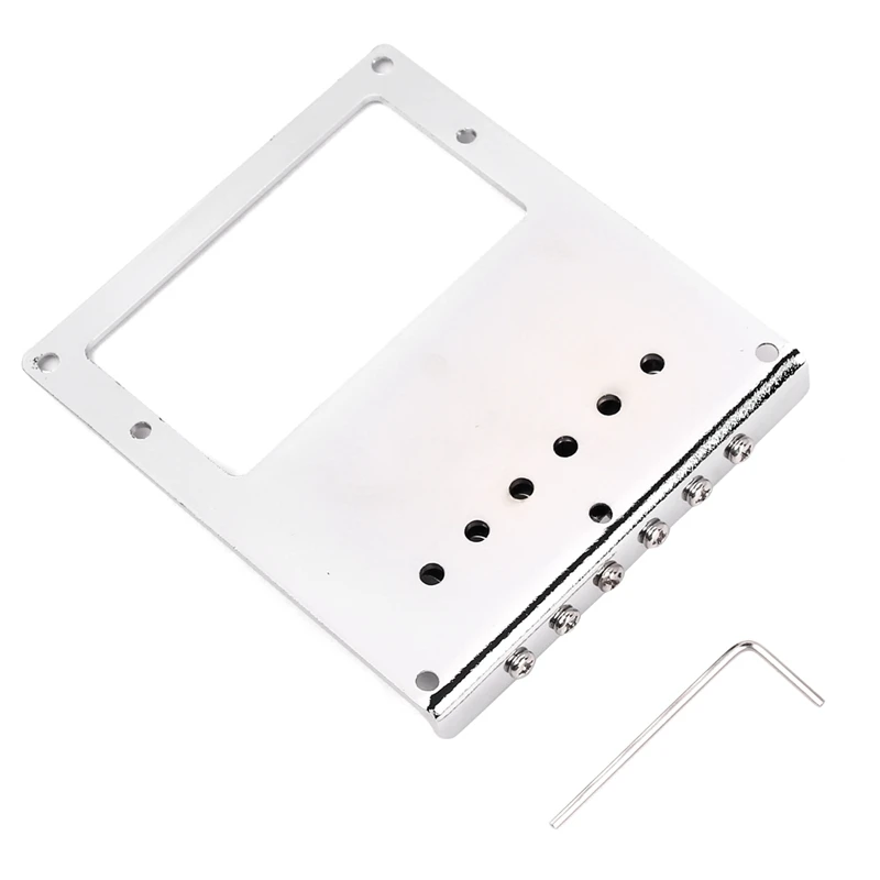 

6 Saddle Tele Bridge Tailpiece Tele Humbucker TL Guitar Bridge for Telecaster Guitar