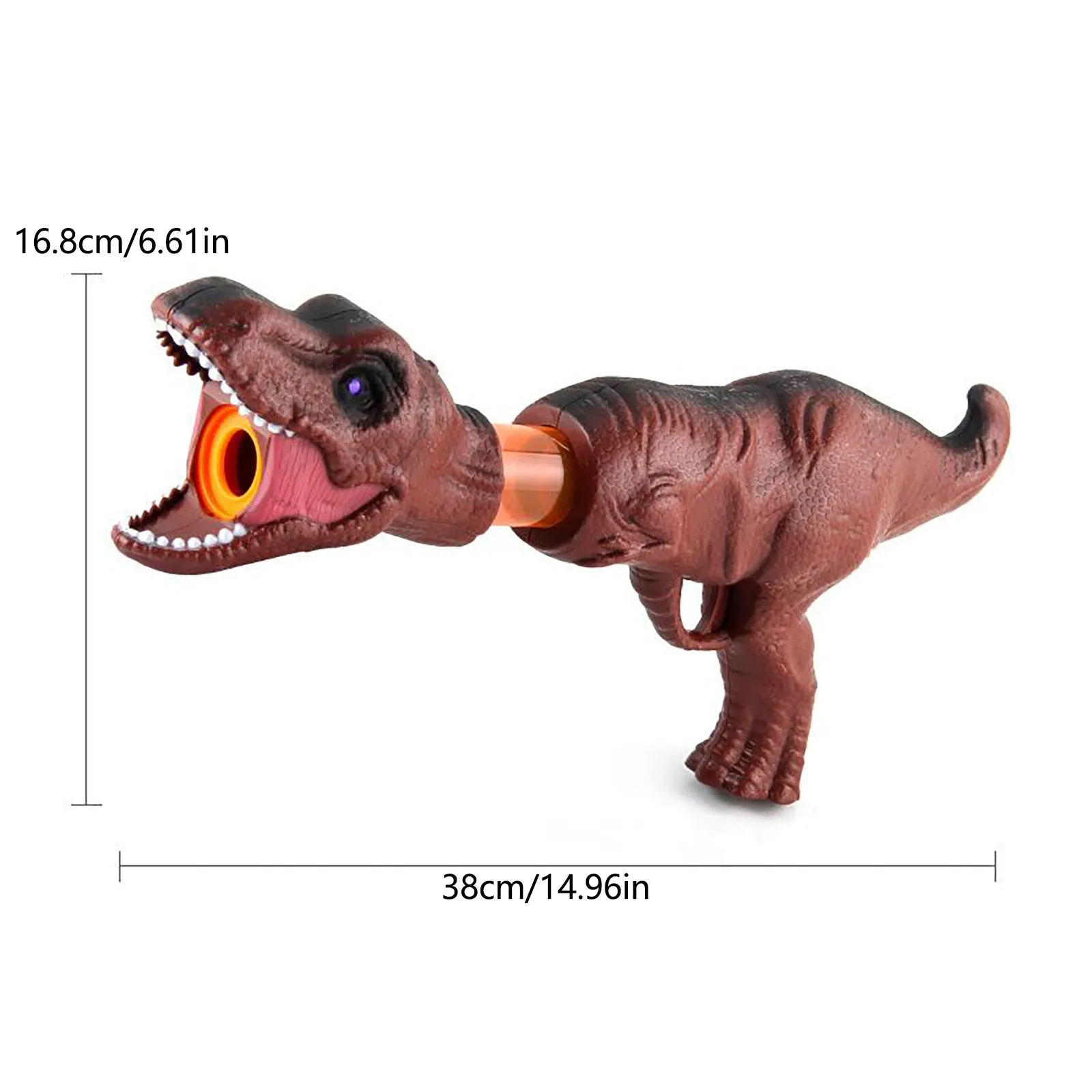 

Baby toys DIY Dinosaur Air Ejection Toy Sound Light And Music Double Competitive Throw Toy Outdoor toys jeu exterieur enfant