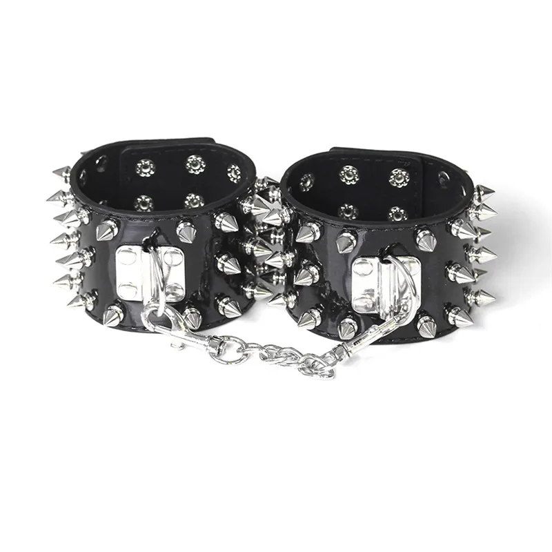 В стиле панк секс игры для взрослых удовольствие заклепки кожаный ошейник с