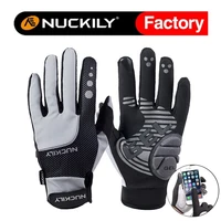nuckily windproof cycling gloves touch screen men woman gloves thermal warm motorcycle winter bike riding mtb bike bicycle glove