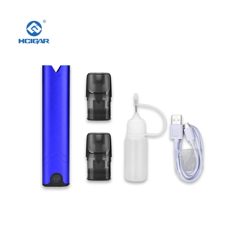Blue HCIGAR AKSO OS Pod Комплект 1,4 мл многоразового бака мини pod vape ручка MTL стартовый комплект Электронная сигарета с воздушным приводом pod система - Цвет: Blue