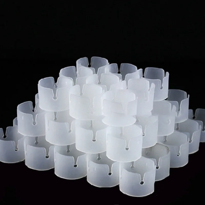 50 шт. кольцо для воздушного шара дуга пряжка зажим белого свадебный декор