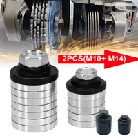 durable m10m14 angle grinder grooving machine adapter conversion kit flange nut metal lock nut grooving machine for 100125 230