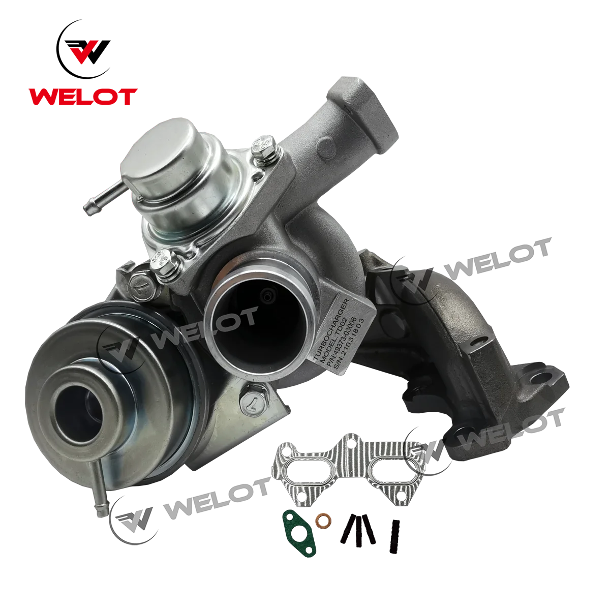 

TD03 49373-03004 Balanced Turbo Turbine 49373-03006 49373-03005 49373-03001 for Fiat 500 TwinAir 875 ccm 63 Kw 85 HP 2010-