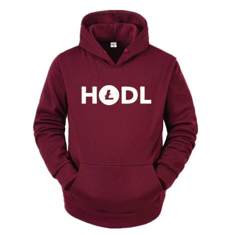 

Новые мужские толстовки Litecoin HODL, криптовалюты, Биткоин, блокнот, монета, дна, повседневный свитшот с длинным рукавом, Мужской Топ