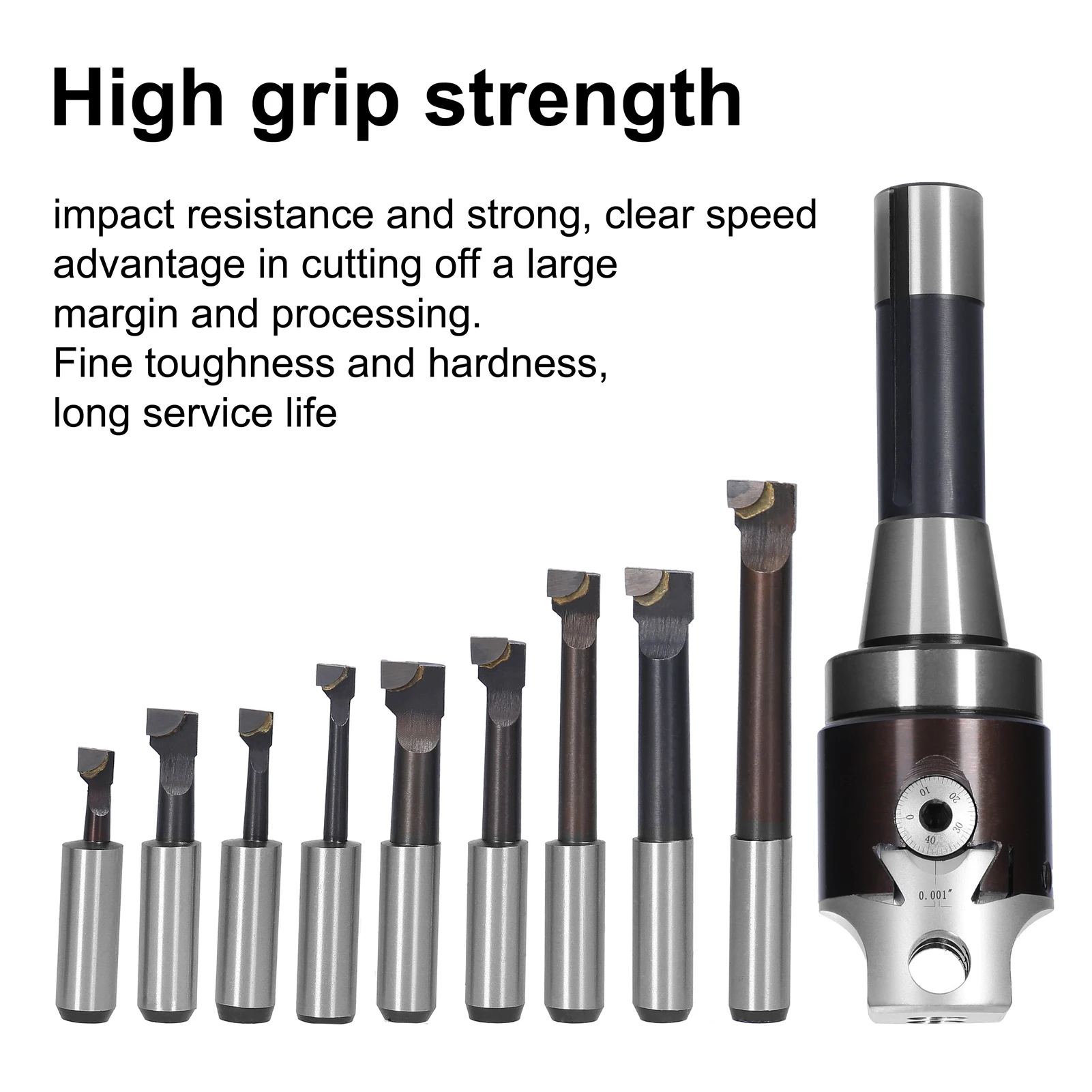 2-дюймовые буровые головки R8 стандартный набор с 1/2-дюймовым карбидным буровым