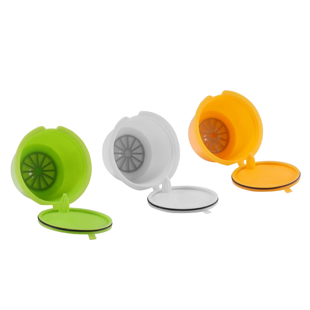 3 шт многоразовые Nescafe Dolce Gusto Кофе Капсула фильтр чашки крышки кофе корзины Pod