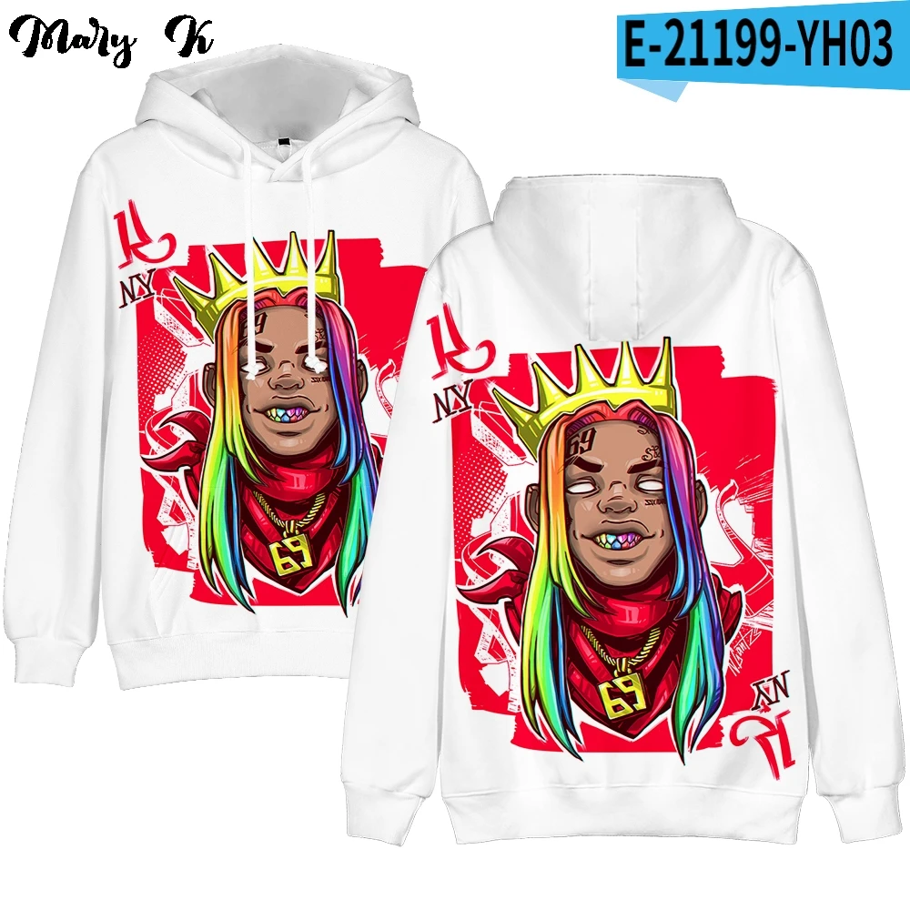 

Популярный для нового 3D 6ix9ine & Nicki Minaj TROLLZ пуловер толстовки мужские женские толстовки свитшоты крутые повседневные
