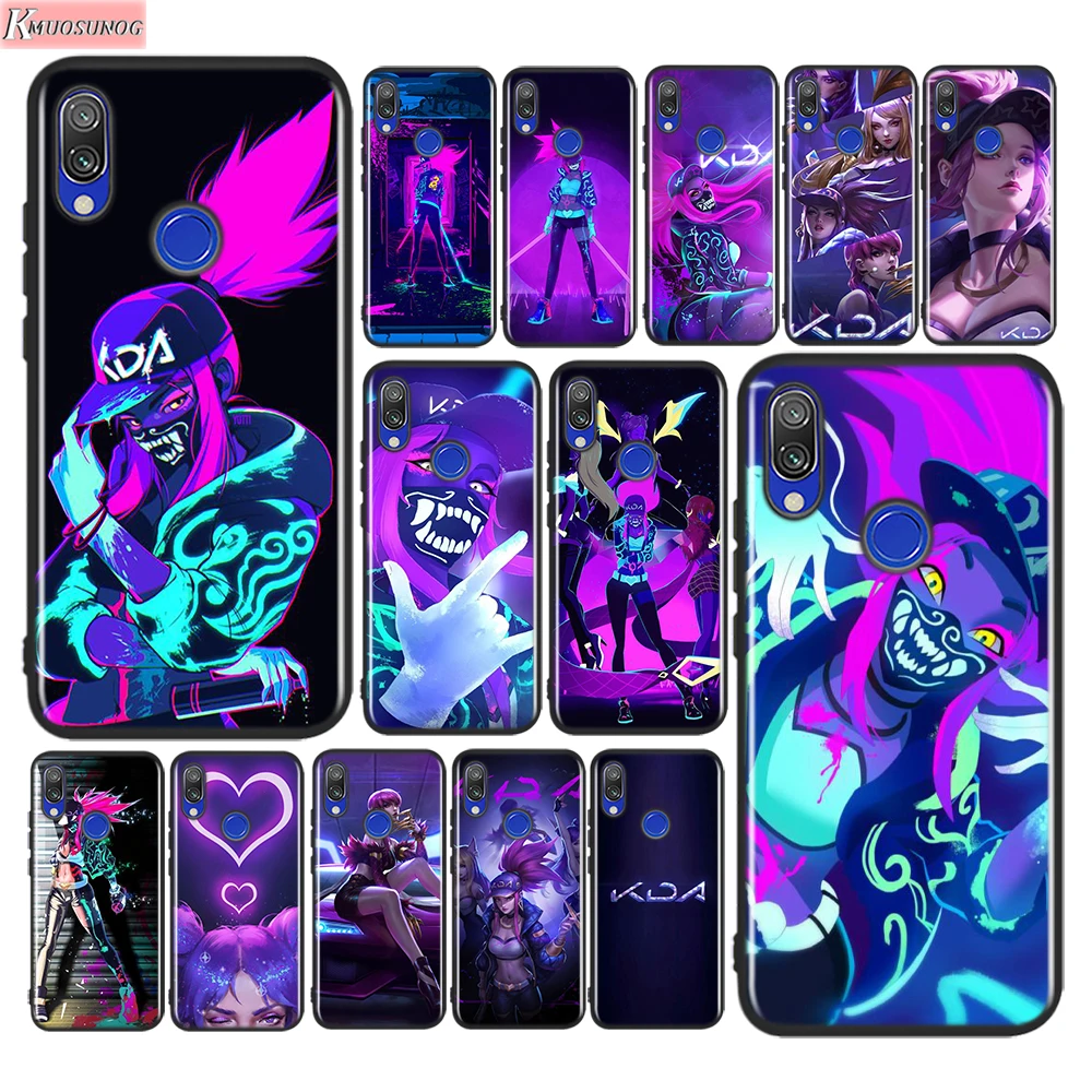 

Silicone Cover kda kaisa Ahri akali For Xiaomi Redmi 9A 9C Note 9 9S Pro Max 8T 8 7 6 5 Pro 5A 4X 4 Prime Phone Case