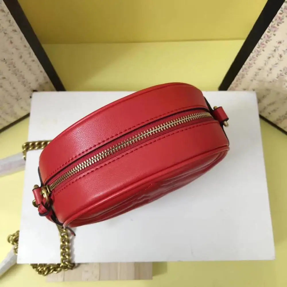 red Роскошная брендовая дизайнерская женская сумка, мягкая кожаная модная женская сумка - Цвет: red