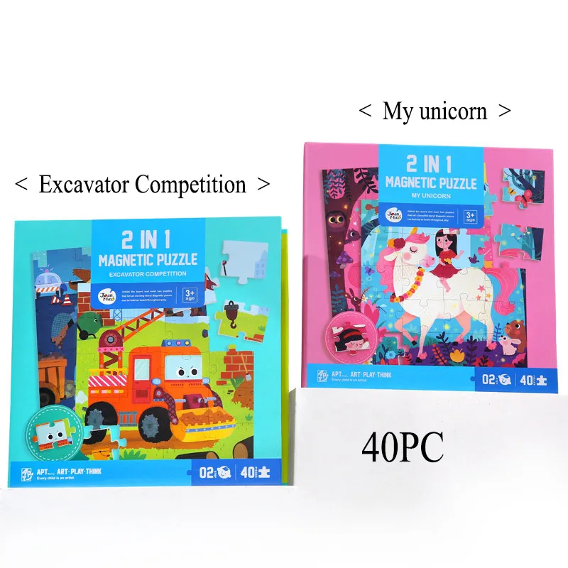 Joan Miro пазл магнитные складные Пазлы детские развивающие игрушки портативные