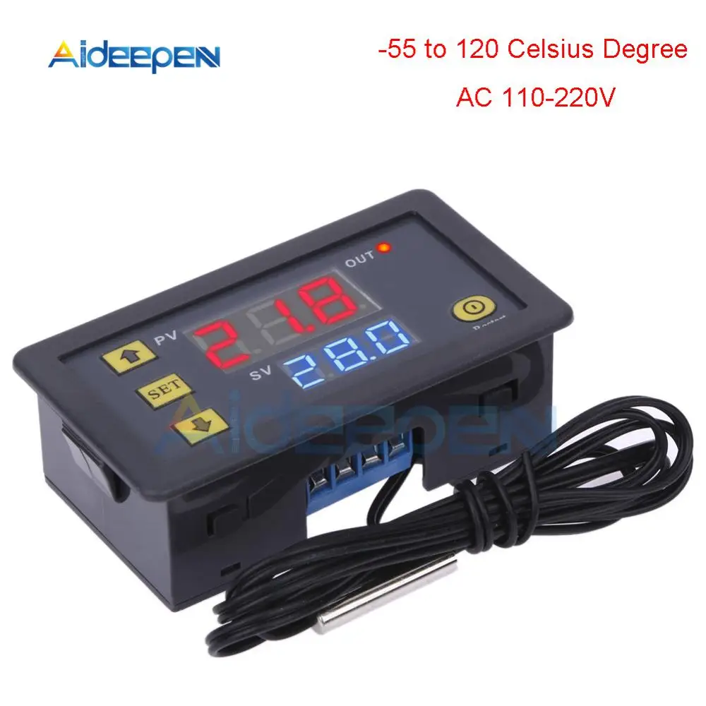 

Цифровой терморегулятор Aideepen W3230