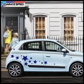 Автомобильная наклейка s Racing Sport Stripes для Renault Twingo-17, автомобильная дверная поясная наклейка, автомобильные аксессуары, украшение для тела, наклейка