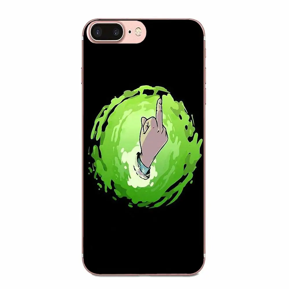 Чехол накладка для мобильного телефона из ТПУ чехлы с принтом Рик и Морти мягкие