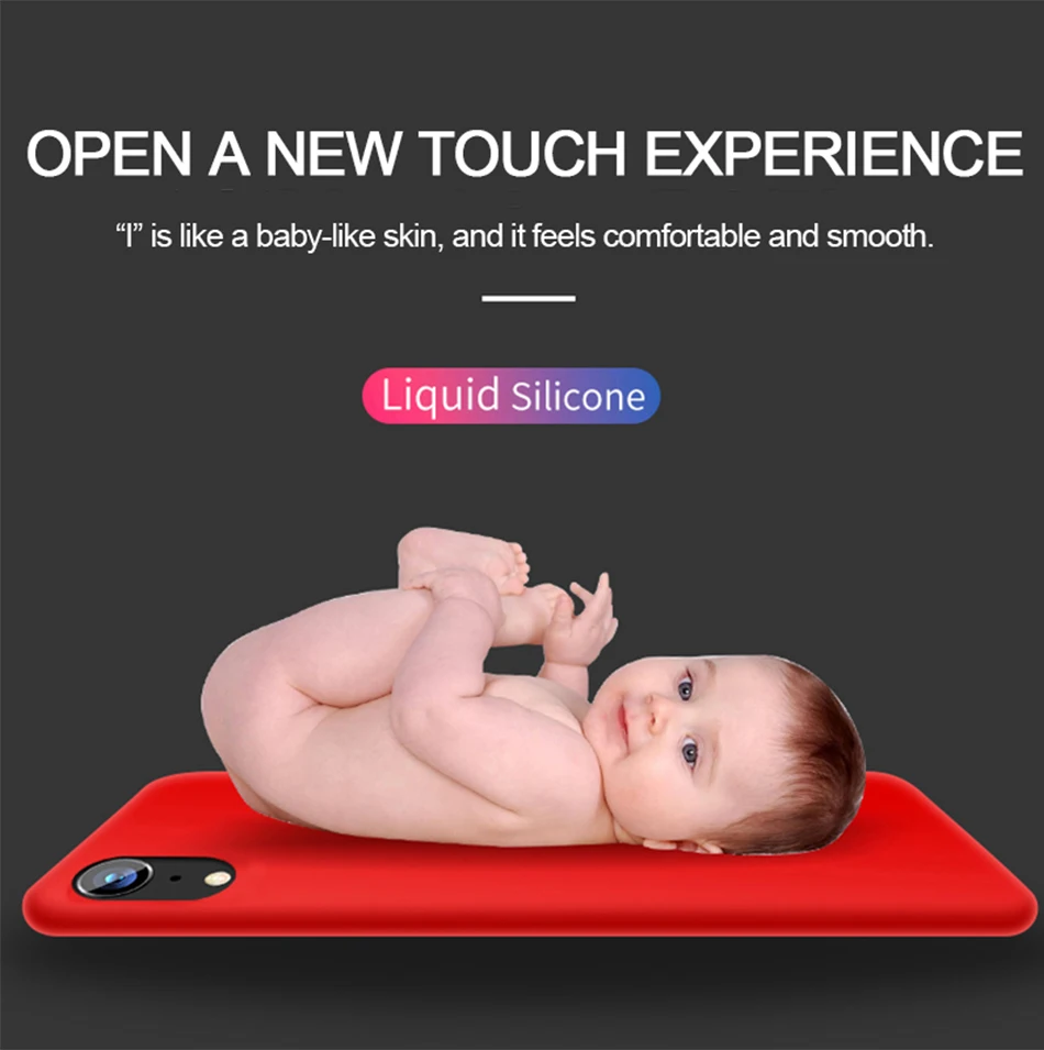 Однотонный силиконовый чехол для iPhone 6, 6s plus, 6, 6s, 7 plus, 8 plus, 7, 8, чехол для Apple, Xs Max, Xr, X, XS, чехол для телефона