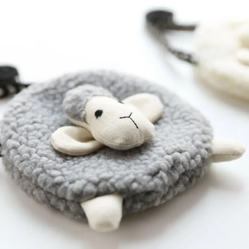 Сумка из искусственного меха для маленьких девочек Мягкая Повседневная Милая