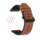 Ремешок кожаный силиконовый для Amazfit GTR 47 мм, браслет для Xiaomi Amazfit Pace  Stratos 1 2 3  GTR2  GTR 2e